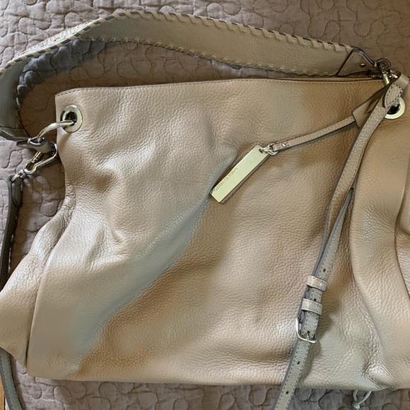 Vince Camuto Handbags - Vince Camuto Leather Hobo with Crossbody Strap